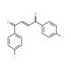 trans-1,2-Bis(4-fluorobenzoyl)ethylene (CAS 25650-13-9) - chemical structure image
