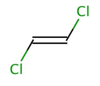 trans-1,2-Dichloroethene (CAS 156-60-5) - chemical structure image