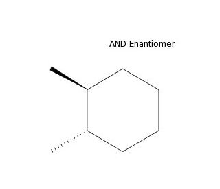 trans-1,2-Dimethylcyclohexane (CAS 6876-23-9) - chemical structure image