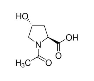trans-1-Acetyl-4-hydroxy-L-proline (CAS 33996-33-7) - chemical structure image