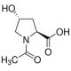 trans-1-Acetyl-4-hydroxy-L-proline (CAS 33996-33-7) - chemical structure image