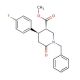 trans 1-Benzyl-4-(4-fluorophenyl)-6-oxopiperidine-3-carboxylic Acid Methyl Ester - chemical structure image