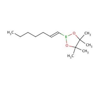 trans-1-Hepten-1-ylboronic acid pinacol ester (CAS 169339-75-7) - chemical structure image