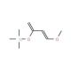 trans-1-Methoxy-3-trimethylsiloxy-1,3-butadiene (CAS 54125-02-9) - chemical structure image