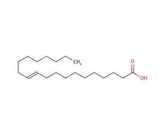 trans-11-Eicosenoic acid (CAS 62322-84-3) - chemical structure image
