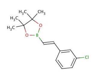 trans-2-(3-Chlorophenyl)vinylboronic acid pinacol ester (CAS 871125-84-7) - chemical structure image