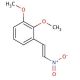 trans-2,3-Dimethoxy-β-nitrostyrene (CAS 37630-20-9) - chemical structure image