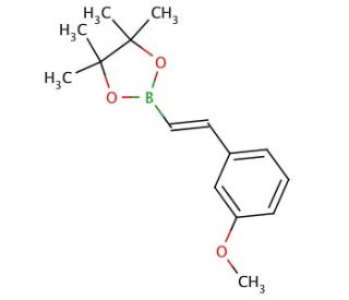 trans-2-(3-Methoxyphenyl)vinylboronic acid pinacol ester (CAS 871125-68-7) - chemical structure image