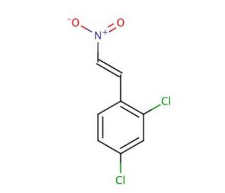 trans-2,4-Dichloro-&beta;-nitrostyrene (CAS 18984-21-9) - chemical structure image