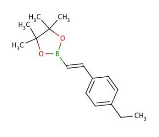 trans-2-(4-Ethylphenyl)vinylboronic acid pinacol ester (CAS 870717-91-2) - chemical structure image