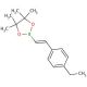 trans-2-(4-Ethylphenyl)vinylboronic acid pinacol ester (CAS 870717-91-2) - chemical structure image
