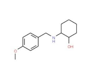 trans-2-(4-Methoxy-benzylamino)-cyclohexanol (CAS 759402-65-8) - chemical structure image
