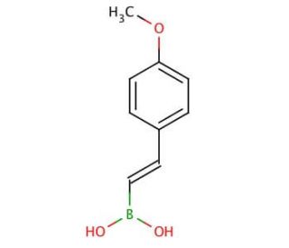 trans-2-(4-Methoxyphenyl)vinylboronic acid (CAS 72316-18-8) - chemical structure image