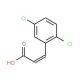 trans-2,5-Dichlorocinnamic Acid (CAS 20595-47-5) - chemical structure image