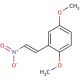 trans-2,5-Dimethoxy-β-nitrostyrene (CAS 40276-11-7) - chemical structure image