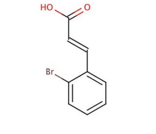 trans-2-Bromocinnamic acid (CAS 7345-79-1) - chemical structure image