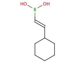 trans-(2-Cyclohexylvinyl)boronic acid (CAS 37490-33-8) - chemical structure image