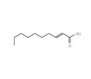 trans-2-Decenoic Acid (CAS 334-49-6) - chemical structure image