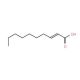 trans-2-Decenoic Acid (CAS 334-49-6) - chemical structure image