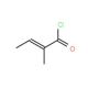trans-2-Methyl-2-butenoyl chloride (CAS 35660-94-7) - chemical structure image