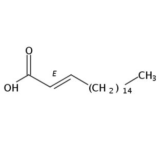 trans-2-Octadecenoic acid (CAS 2825-79-8) - chemical structure image