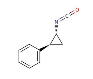 trans-2-Phenylcyclopropyl isocyanate (CAS 63009-74-5) - chemical structure image