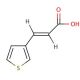 trans-3-(3-Thienyl)acrylic acid (CAS 102696-71-9) - chemical structure image