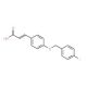 trans-3-[4-(4-Fluorobenzyloxy)phenyl]acrylic acid (CAS 175136-19-3) - chemical structure image