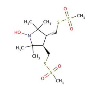 Trans-3,4-Bis(methylmethanethiosulfonylmethyl)-2,2,5,5-tetramethylpyrrolidin-1-yloxyl Radical (CAS 229621-30-1) - chemical st
