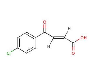trans-3-(4-Chlorobenzoyl)acrylic acid (CAS 29582-39-6) - chemical structure image