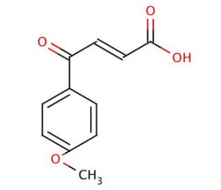 trans-3-(4-Methoxybenzoyl)acrylic acid (CAS 5711-41-1) - chemical structure image