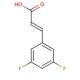 trans-3,5-Difluorocinnamic acid (CAS 147700-58-1) - chemical structure image