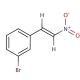 trans-3-Bromo-β-nitrostyrene (CAS 115665-95-7) - chemical structure image