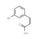 trans-3-Bromocinnamic acid (CAS 14473-91-7) - chemical structure image