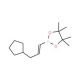 trans-3-(Cyclopentyl)-1-propenylboronic acid pinacol ester (CAS 1073354-57-0) - chemical structure image