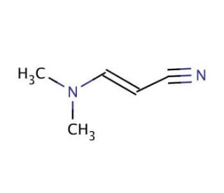 trans-3-(Dimethylamino)acrylonitrile (CAS 35520-41-3) - chemical structure image