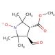 trans-3-Formyl-4-methoxycarbonyl-2,2,5,5-tetramethylpyrrolidin-1-yloxyl Radical (CAS 229621-04-9�) - chemical structure image