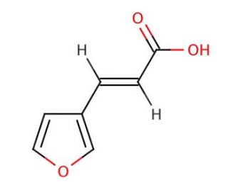 trans-3-Furanacrylic acid (CAS 81311-95-7) - chemical structure image