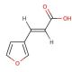 trans-3-Furanacrylic acid (CAS 81311-95-7) - chemical structure image