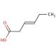trans-3-Hexenoic acid (CAS 1577-18-0) - chemical structure image
