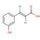 trans-3-Hydroxycinnamic acid (CAS 14755-02-3) - chemical structure image