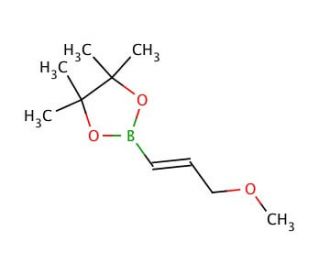 trans-3-Methoxy-1-propenylboronic acid pinacol ester (CAS 165059-42-7) - chemical structure image