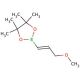 trans-3-Methoxy-1-propenylboronic acid pinacol ester (CAS 165059-42-7) - chemical structure image