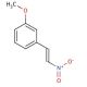 trans-3-Methoxy-β-nitrosytrene (CAS 3179-09-7) - chemical structure image