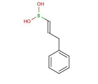 trans-3-Phenyl-1-propen-1-ylboronic acid (CAS 129423-29-6) - chemical structure image