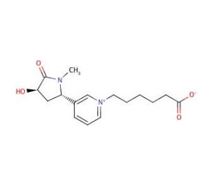 trans-3&prime;-Hydroxy Cotinine N-6-Hexanoic Acid - chemical structure image