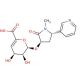 trans-3′-Hydroxy Cotinine-O-(4-deoxy-4,5-didehydro)-β-D-glucuronide - chemical structure image