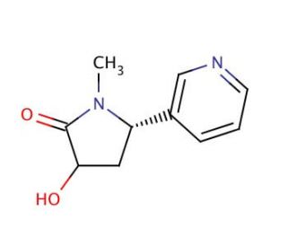trans-3&prime;-Hydroxycotinine (CAS 34834-67-8) - chemical structure image