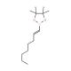 trans-4,4,5,5-Tetramethyl-2-oct-1-enyl-1,3,2-dioxaborolane (CAS 170942-79-7) - chemical structure image