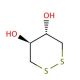 trans-4,5-Dihydroxy-1,2-dithiane (CAS 14193-38-5) - chemical structure image